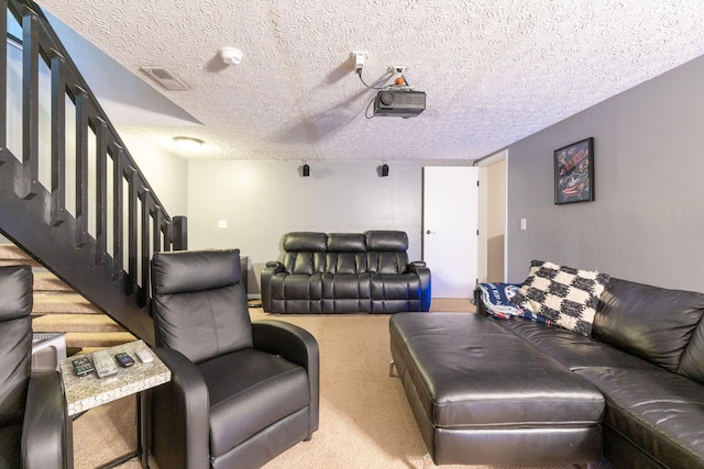 9137 Parkpoint Ln, Lewis Center, OH 43035 - cinema featuring carpet flooring and a textured ceiling