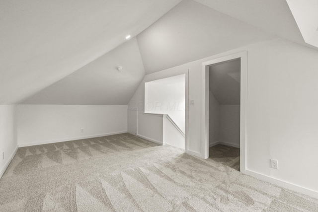 147 N Ogden Ave, Columbus, OH 43204 - bonus room with carpet floors, baseboards, and lofted ceiling