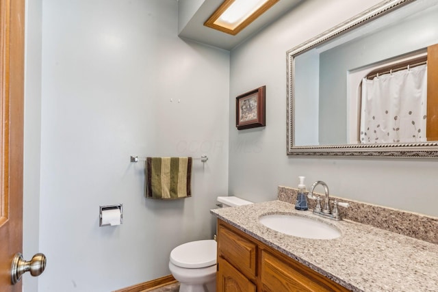 125 W Woodmere Dr, Tiffin, OH 44883 - bathroom with vanity and toilet