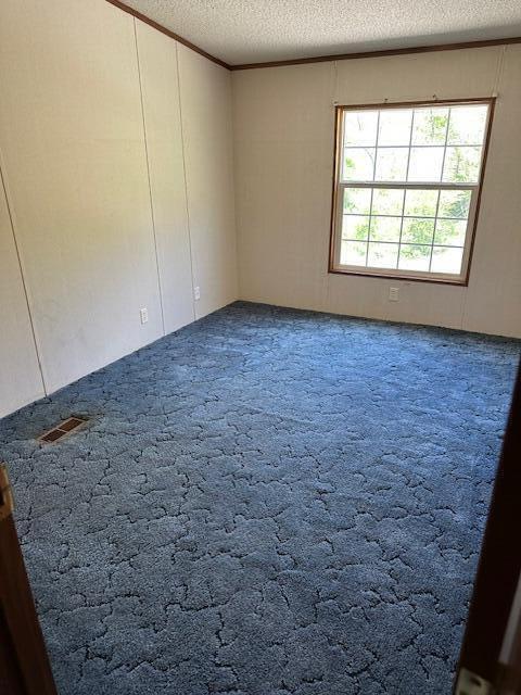 35310 Geiger Rd, Logan, OH 43138 - carpeted spare room featuring a textured ceiling and crown molding