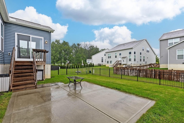 6464 Rockhold Dr, Westerville, OH 43081 - view of patio featuring stairs
