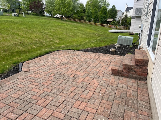 6495 Saylor St, Canal Winchester, OH 43110 - view of patio with central AC