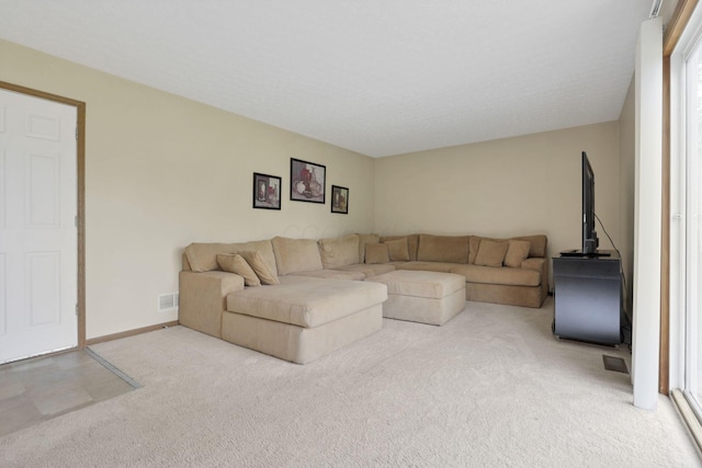 6495 Saylor St, Canal Winchester, OH 43110 - carpeted living room featuring baseboards