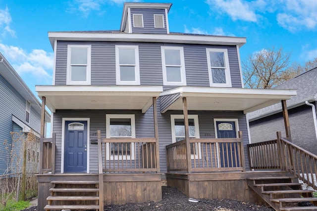295 W Park Ave, Columbus, OH 43223 - traditional style home featuring covered porch