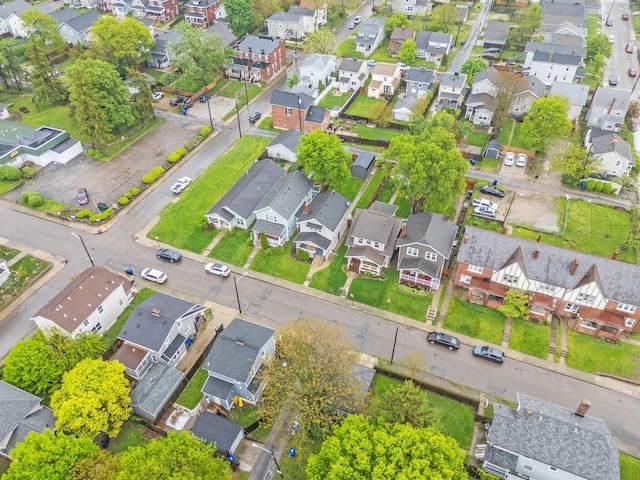 aerial view of property's location featuring nearby suburban area
