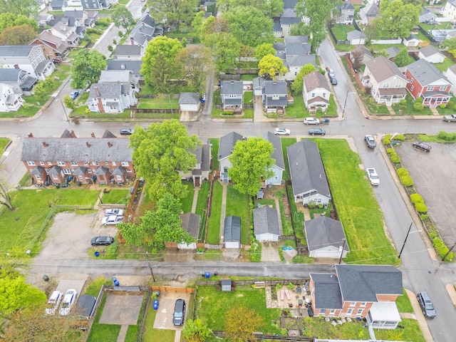 aerial overview of property's location with nearby suburban area