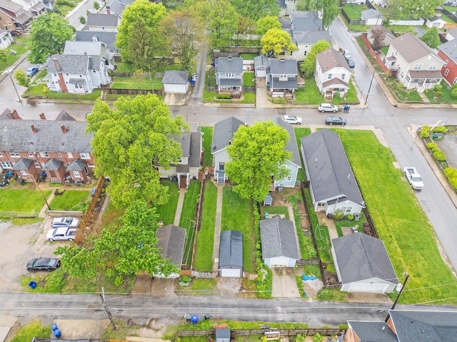aerial view of property's location featuring nearby suburban area