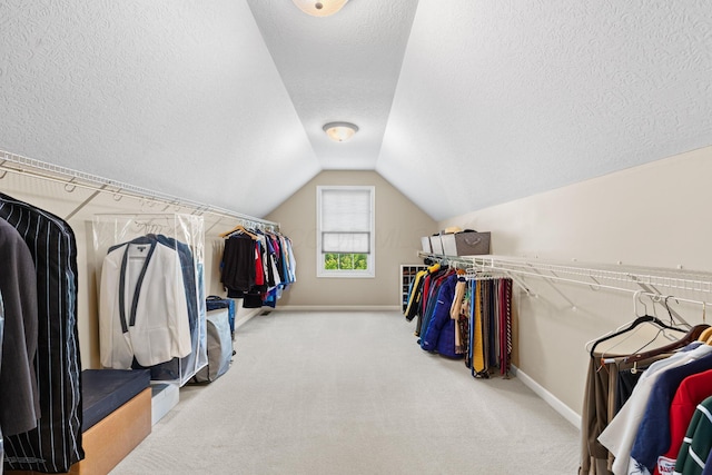 2543 Kemperwood Dr, Blacklick, OH 43004 - walk in closet with carpet and lofted ceiling