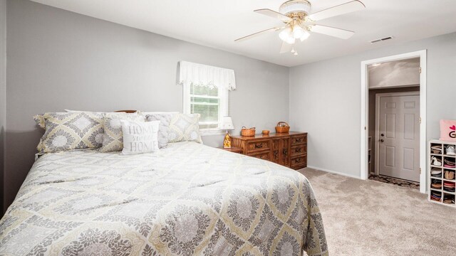 14672 Township Rd Unit 1062, Thornville, OH 43076 - bedroom featuring carpet flooring, a ceiling fan, and baseboards