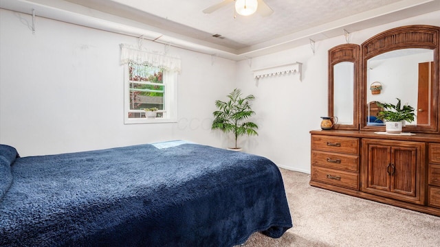 14672 Township Rd Unit 1062, Thornville, OH 43076 - carpeted bedroom featuring ceiling fan