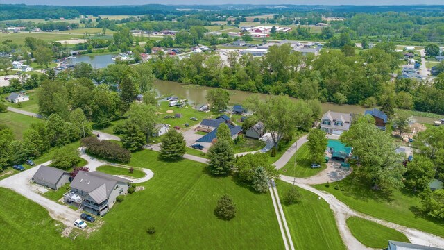 14672 Township Rd Unit 1062, Thornville, OH 43076 - aerial overview of property's location featuring nearby suburban area and a large body of water