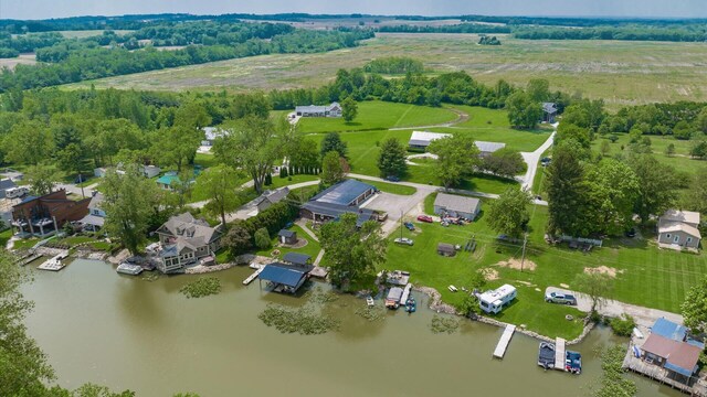 14672 Township Rd Unit 1062, Thornville, OH 43076 - drone / aerial view of a nearby body of water