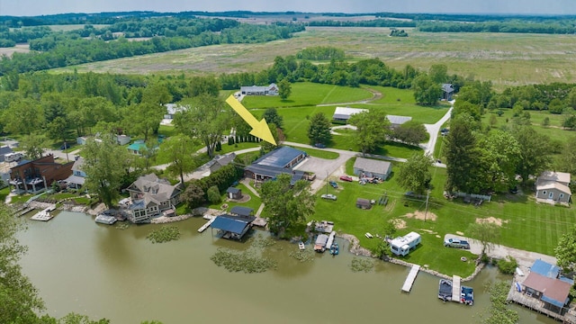 14672 Township Rd Unit 1062, Thornville, OH 43076 - drone / aerial view of a large body of water