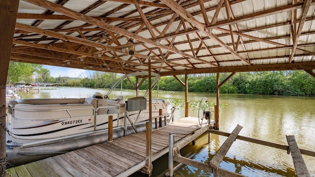 14672 Township Rd Unit 1062, Thornville, OH 43076 - dock area with a water view