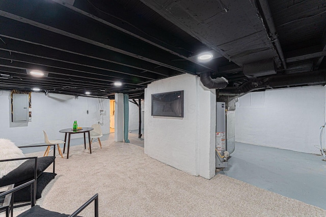 146 E Woodrow Ave, Columbus, OH 43207 - finished basement with electric panel and water heater