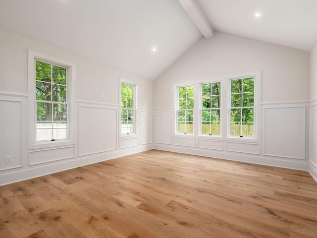 2355 Farleigh Rd, Columbus, OH 43221 - empty room featuring a decorative wall, light wood finished floors, and wainscoting
