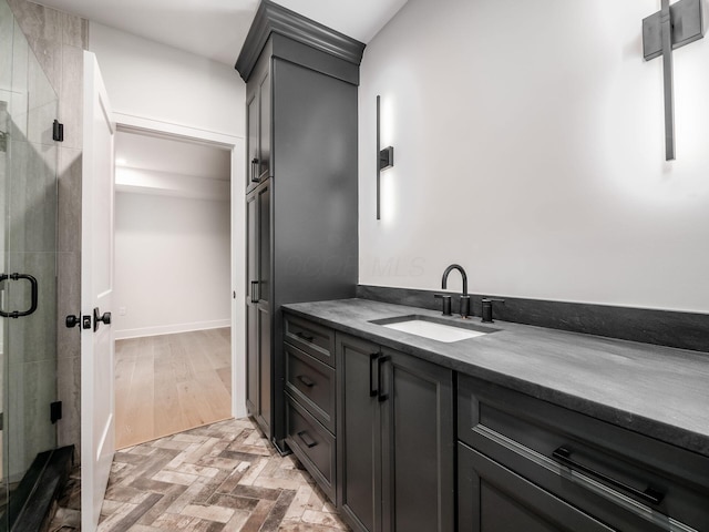 2355 Farleigh Rd, Columbus, OH 43221 - bathroom with a shower stall and vanity
