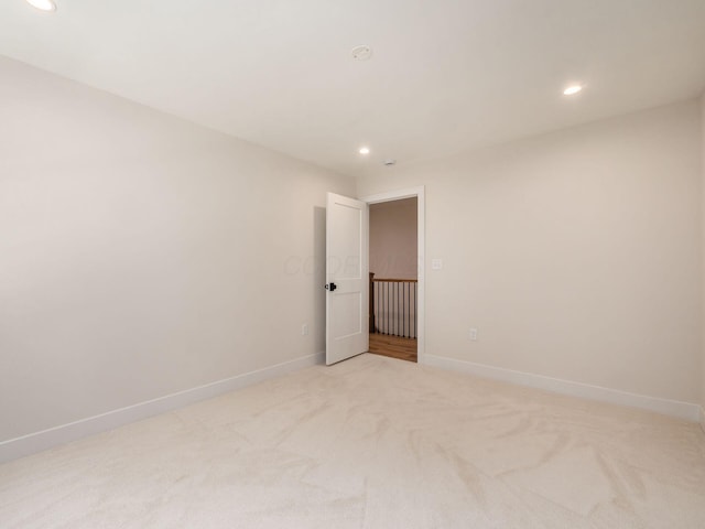 2355 Farleigh Rd, Columbus, OH 43221 - empty room with recessed lighting, light carpet, and baseboards