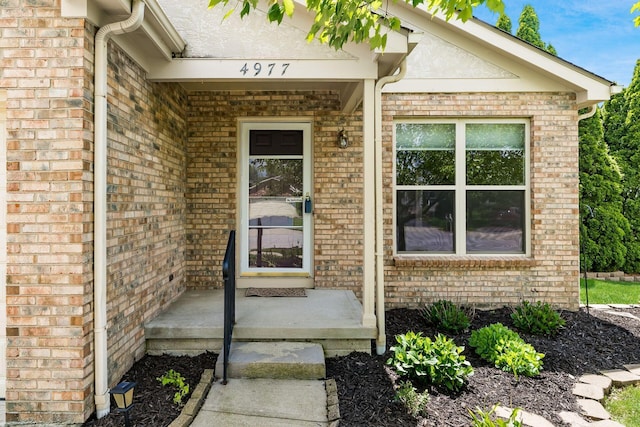 4977 Softwood Ct, Westerville, OH 43081 - property entrance with brick siding