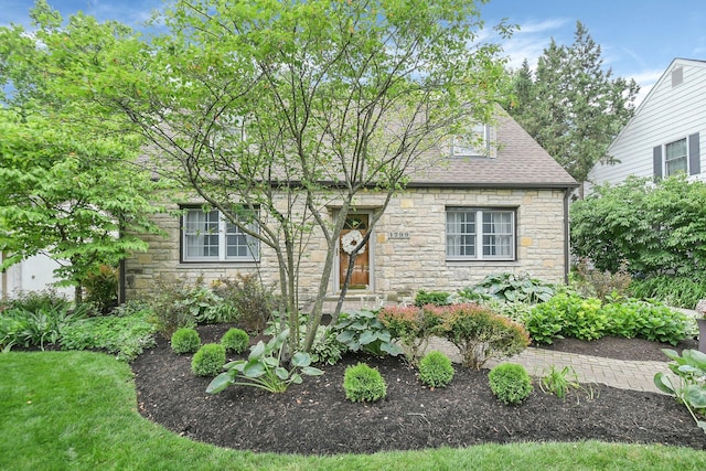 1799 Baldridge Rd, Columbus, OH 43221 - view of front of property featuring stone siding and roof with shingles