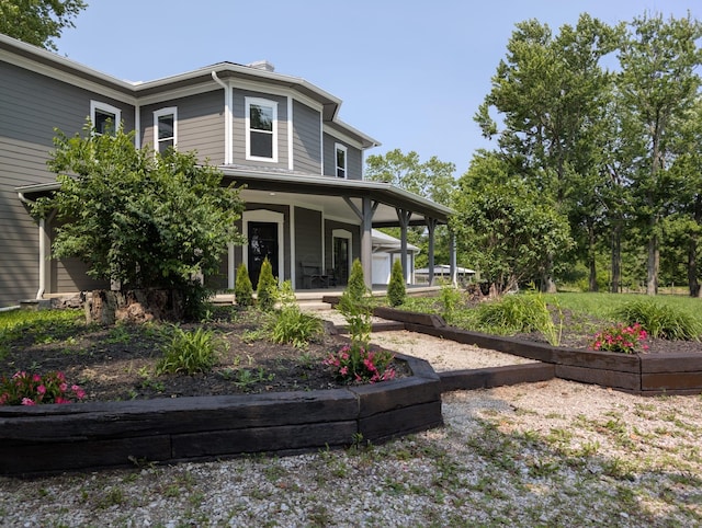 2310 Troy Rd, Delaware, OH 43015 - view of front facade featuring covered porch