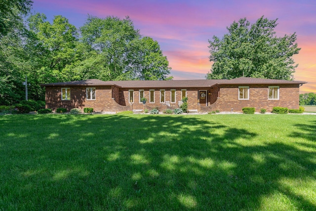 333 Salem Rd, Caledonia, OH 43314 - ranch-style home with a front lawn and brick siding