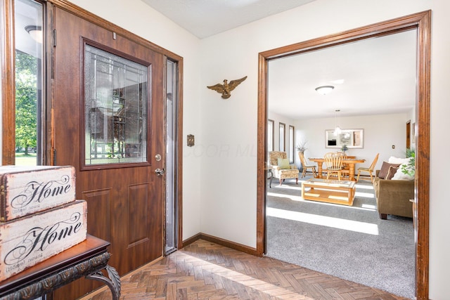 333 Salem Rd, Caledonia, OH 43314 - foyer entrance featuring plenty of natural light and baseboards