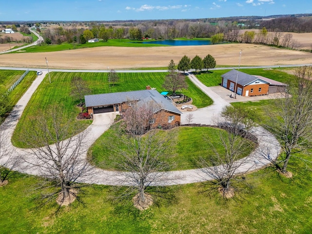 1012 Lake Fork Rd, Utica, OH 43080 - bird's eye view with a water view
