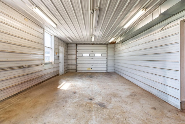 1012 Lake Fork Rd, Utica, OH 43080 - garage featuring wood walls