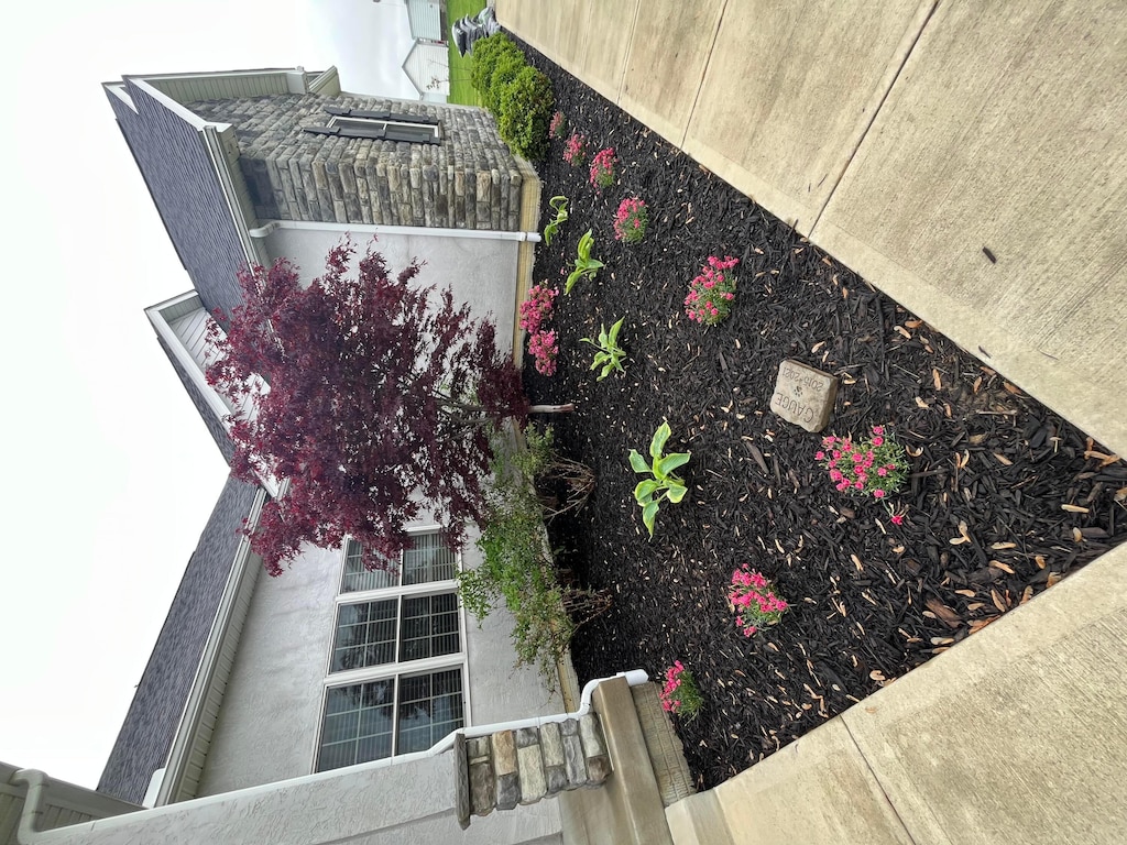 exterior details with stucco siding