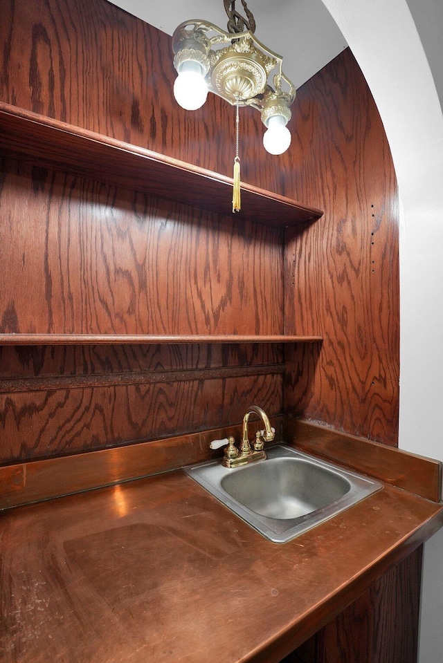 kitchen with a sink