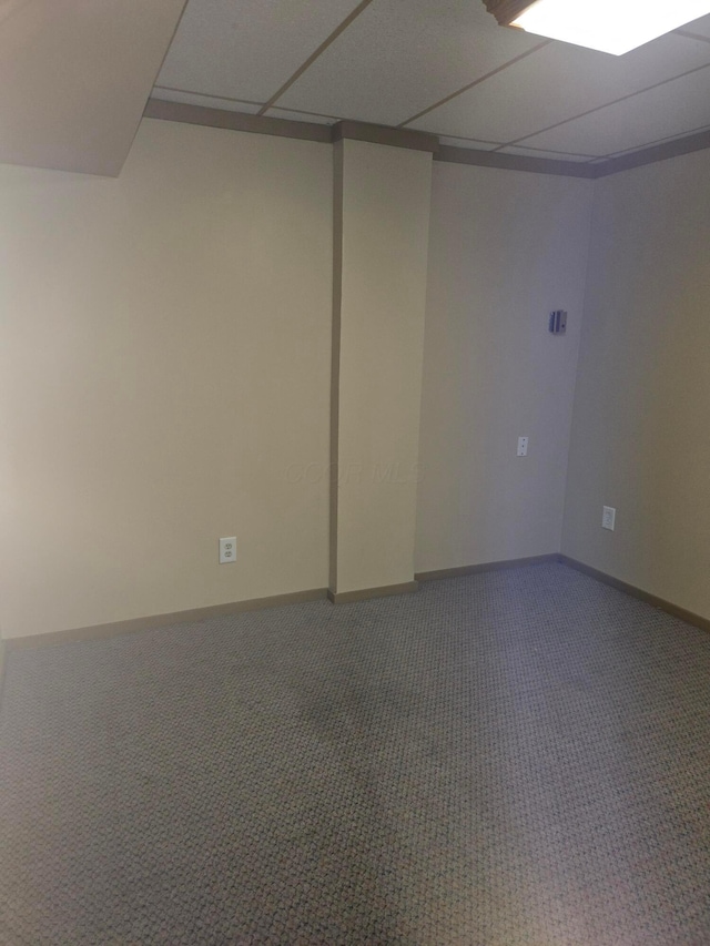 spare room with carpet flooring