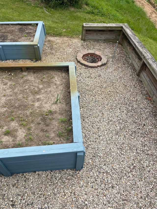 10519 Darby Creek Rd, Orient, OH 43146 - view of yard with an outdoor fire pit