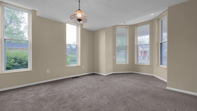 74 S Chester St, West Jefferson, OH 43162 - empty room featuring carpet floors, baseboards, and visible vents