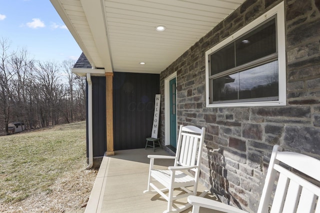 10695 State Route 93 N, Logan, OH 43138 - view of patio / terrace featuring a porch