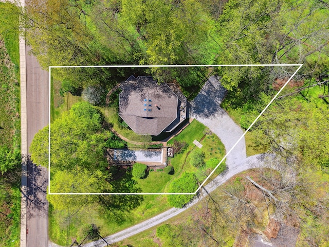 drone / aerial view