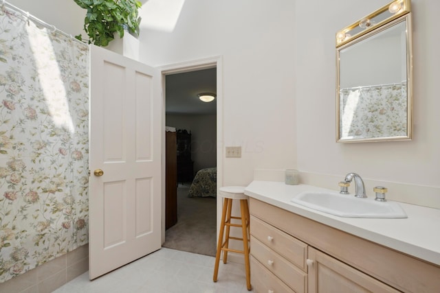 full bath featuring vanity