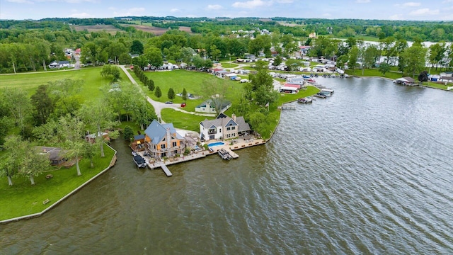 11290 Honeycreek Rd NW, Thornville, OH 43076 - drone / aerial view of a large body of water and a tree filled landscape