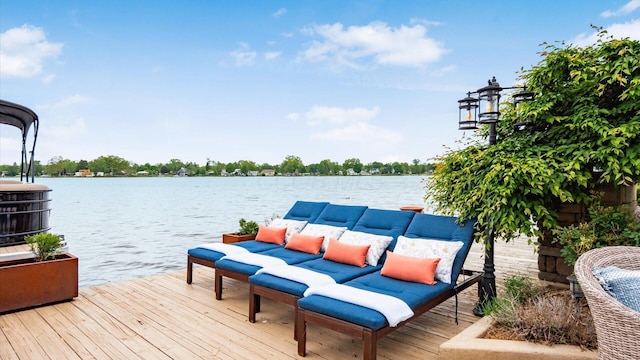 11290 Honeycreek Rd NW, Thornville, OH 43076 - dock area with a water view