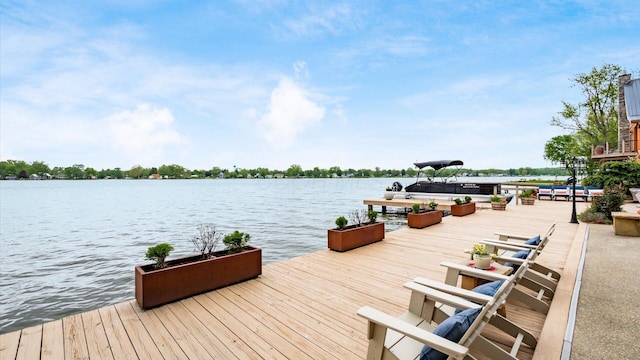 11290 Honeycreek Rd NW, Thornville, OH 43076 - dock featuring a water view
