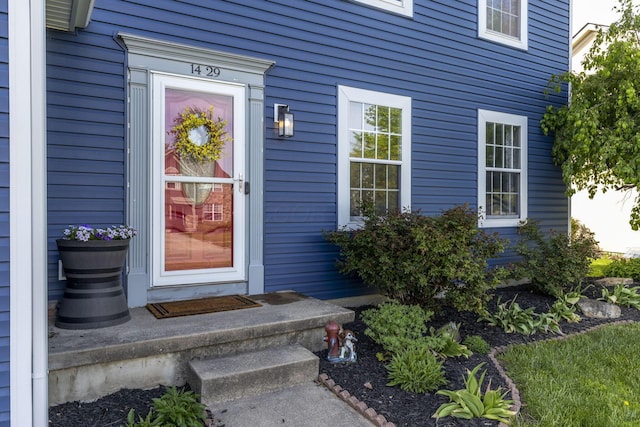 view of property entrance