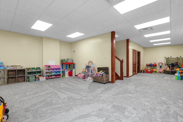1574 Brooke Park Dr, Circleville, OH 43113 - game room with visible vents and carpet floors