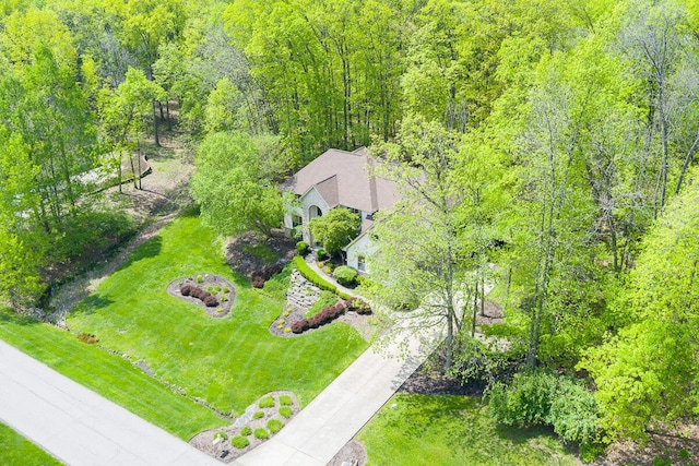 8884 Filiz Ln, Powell, OH 43065 - view of subject property featuring a heavily wooded area