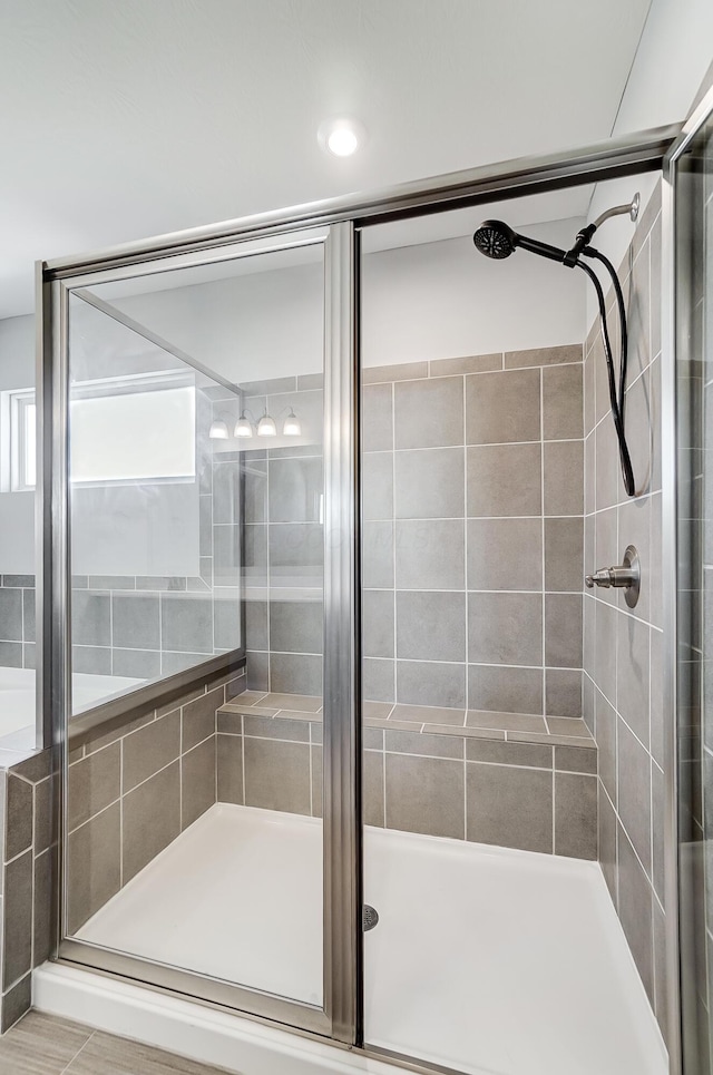 3781 Aviary Loop, Hilliard, OH 43026 - full bathroom featuring a stall shower and recessed lighting