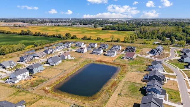 3781 Aviary Loop, Hilliard, OH 43026 - birds eye view of property featuring a water view and a residential view