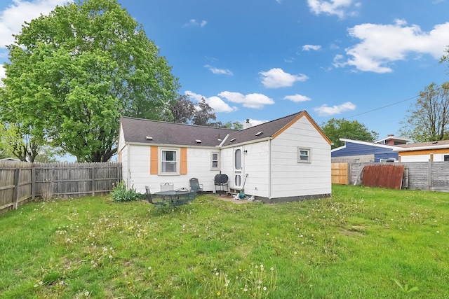 view of back of property