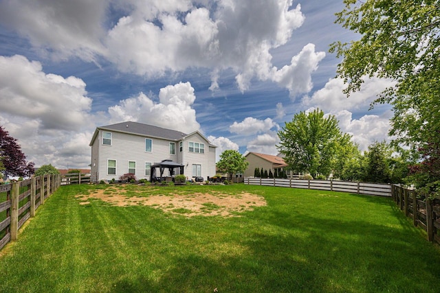 1923 Mallow Ln, Grove City, OH 43123 - view of yard featuring a gazebo