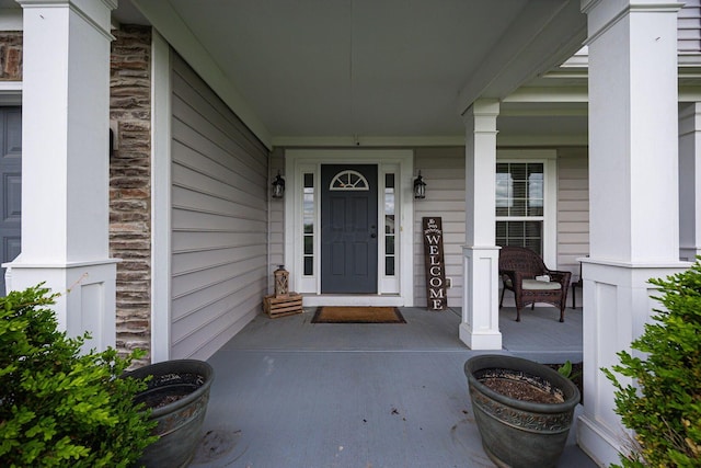 1923 Mallow Ln, Grove City, OH 43123 - view of exterior entry featuring a porch