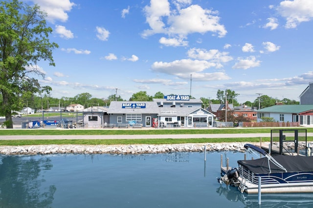 265 E St, Buckeye Lake, OH 43008 - rear view of house with a water view