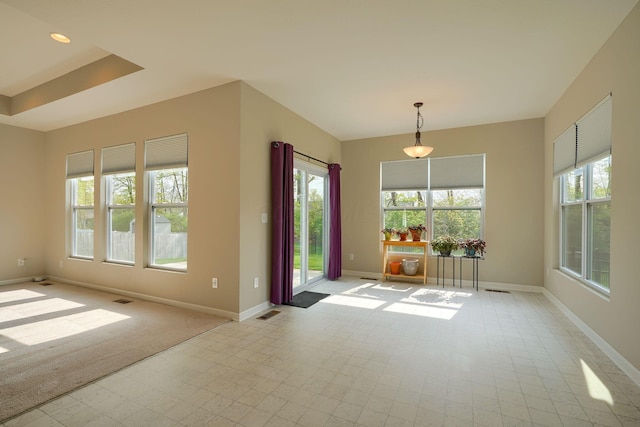 6332 Celeste St, Westerville, OH 43081 - interior space featuring baseboards, visible vents, and light floors